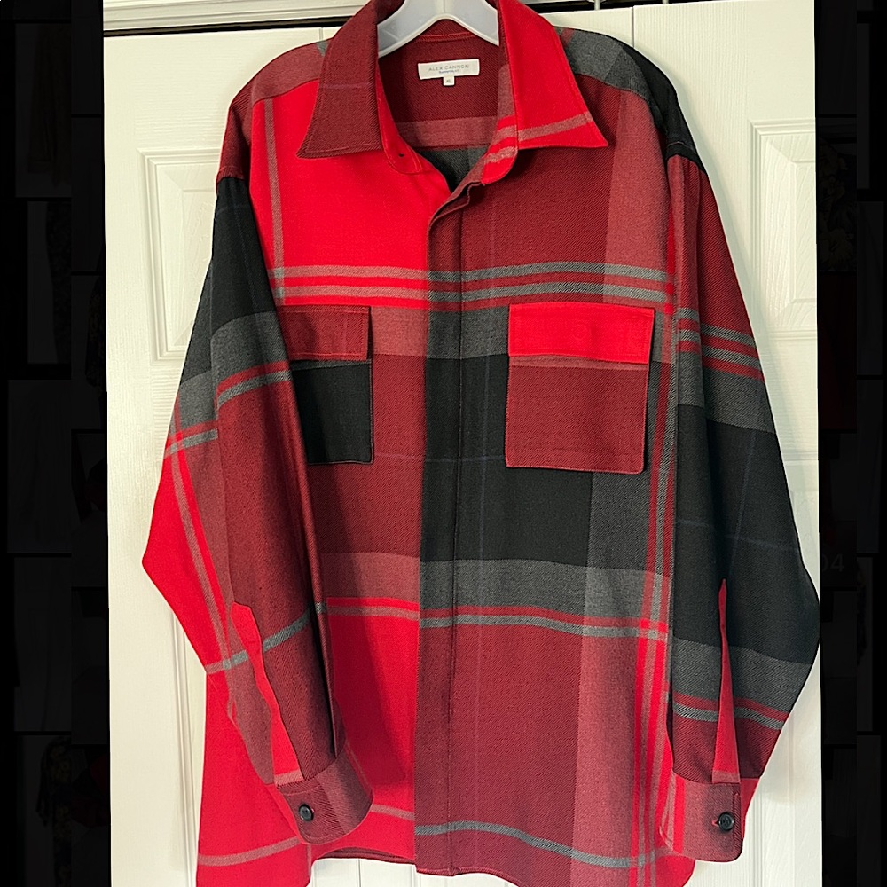Alex Cannon Plaid Fleece/ Shacket